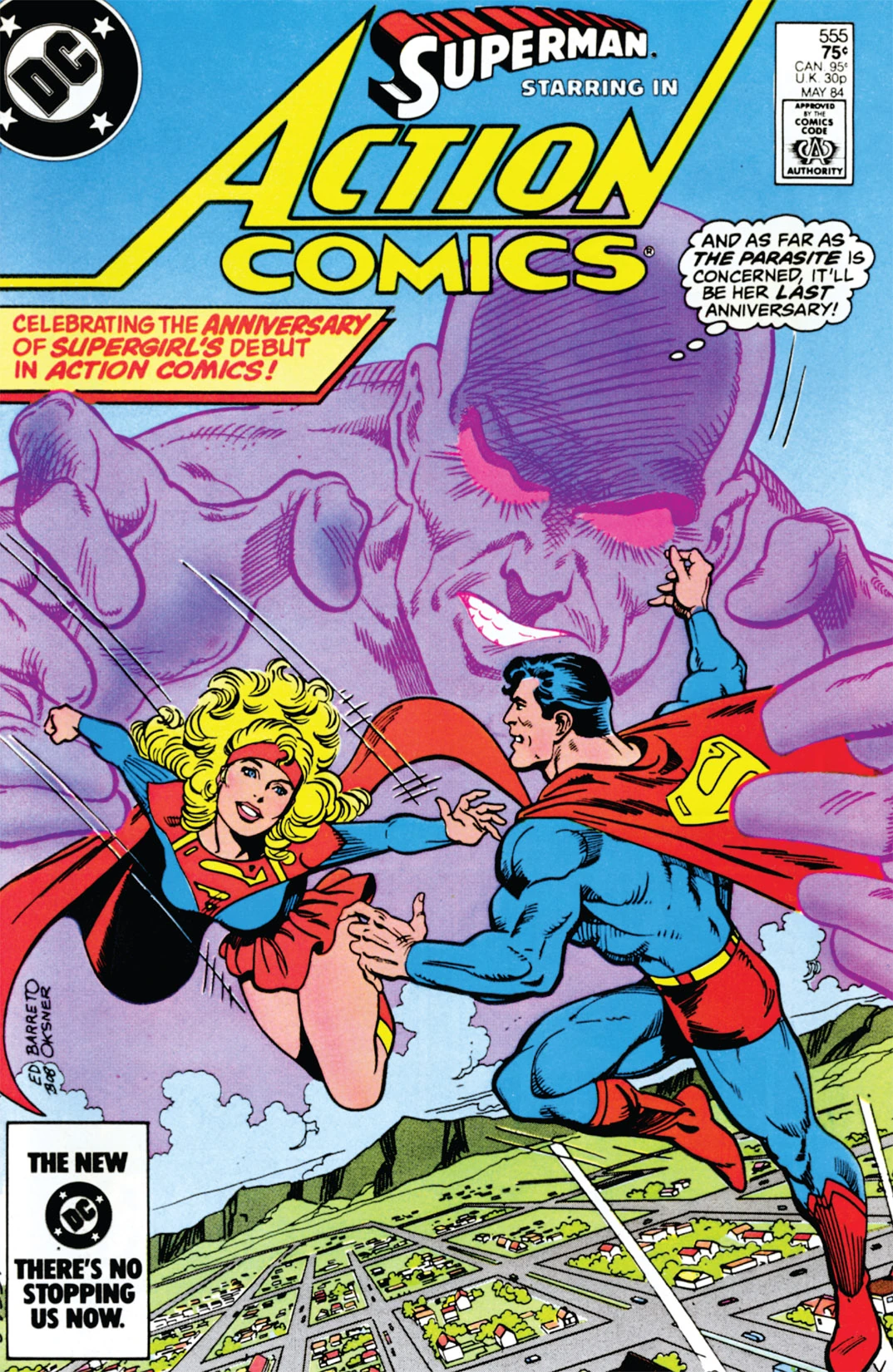Action Comics #555 (DC, 1984 — Cover A) cover